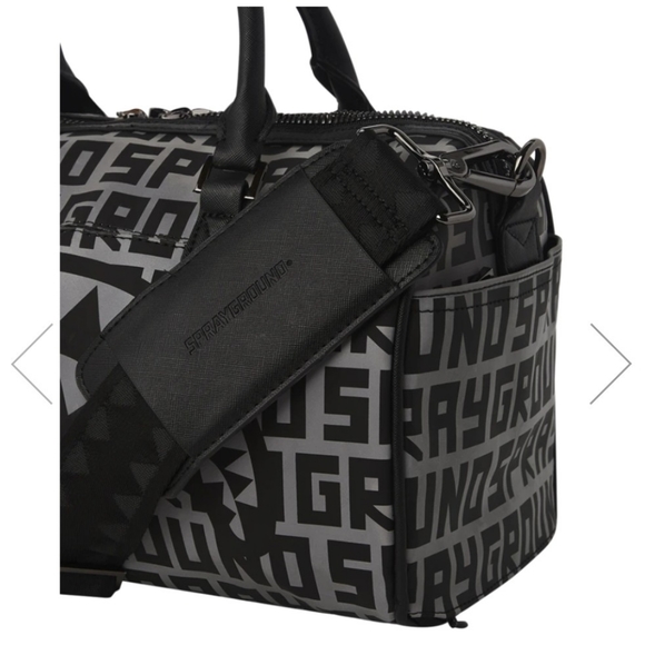 SPRAYGROUND. INFINITI 3M MINI DUFFLE in GREY - Picture 6 of 15